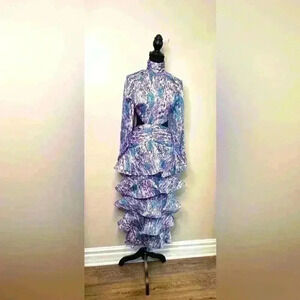 Brand new, one of its kind chiffon dress